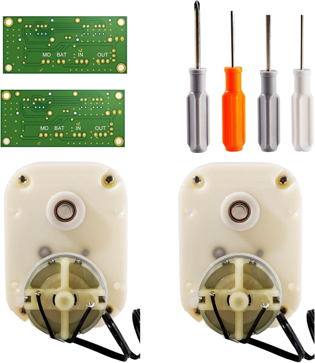 Vervangingsonderdelen Motor en Printplaat voor Dubbele Horlogewinder Inclusief Gereedschap
