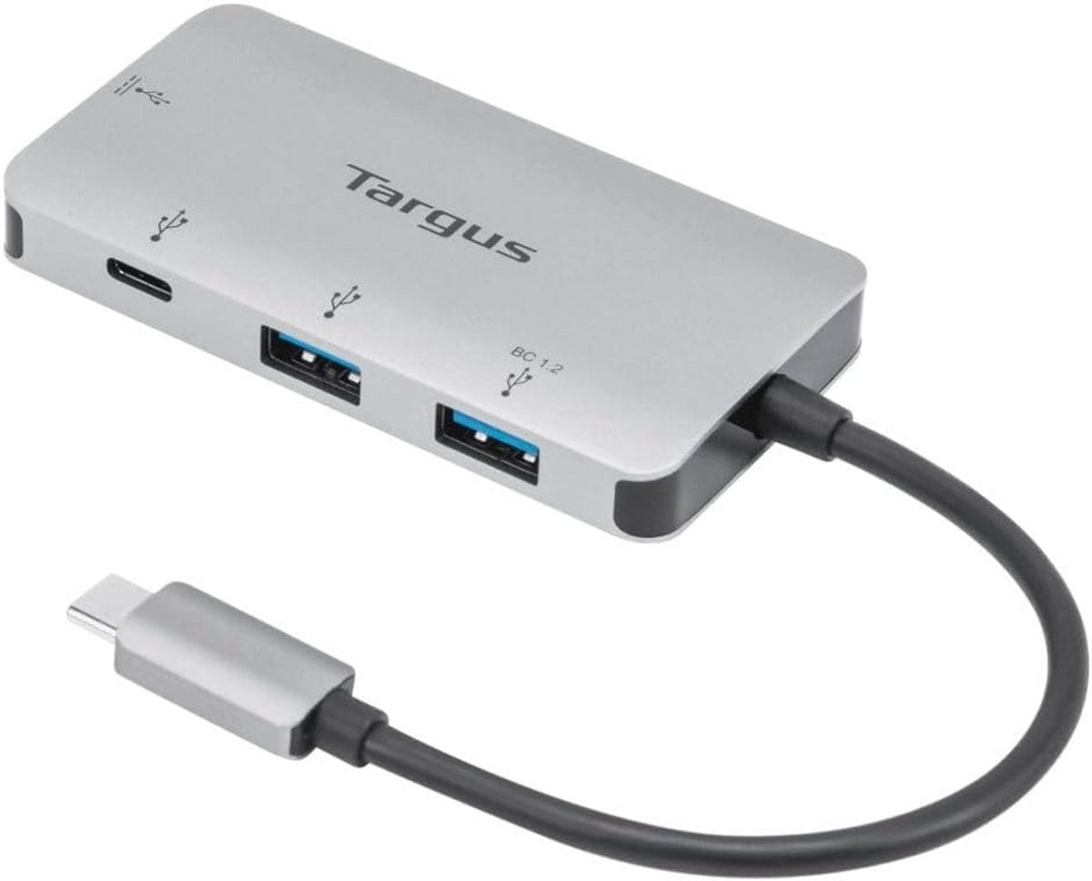 USB-C Hub met 4 Poorten: 2x USB-A, 2x USB-C, 100W Power Delivery