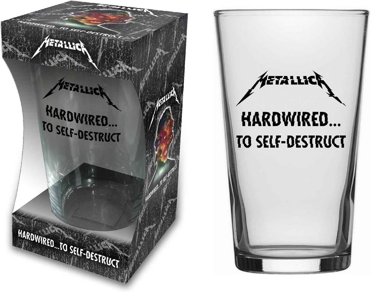 Officieel Bierglas met Bandlogo Muziek Merchandise