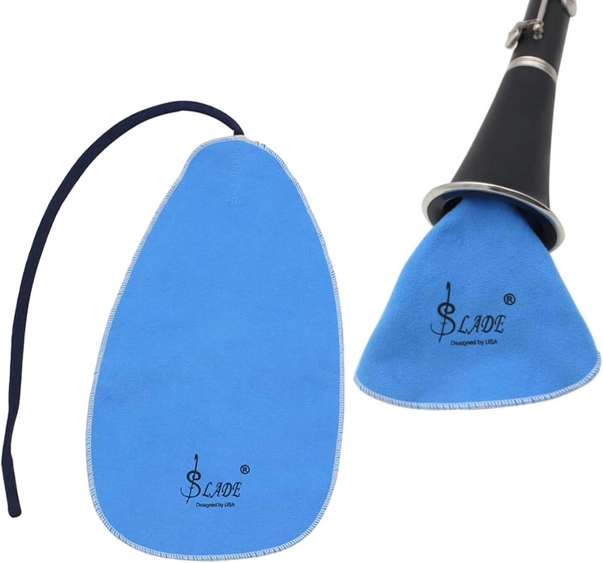 Reinigingsdoek voor Blaasinstrumenten zoals Klarinet, Saxofoon en Fluit