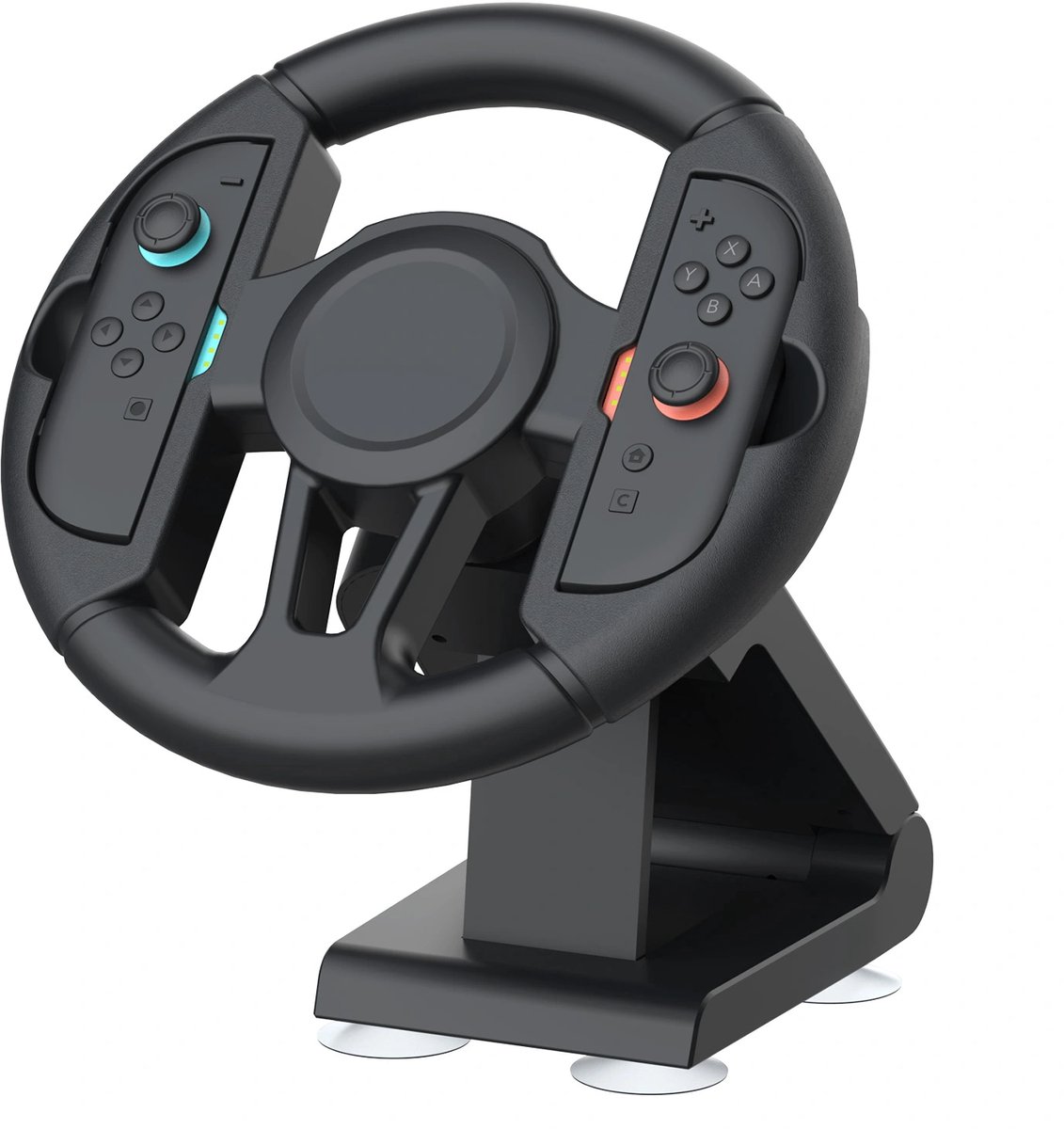 Turqero - Racing Stuurwiel voor Nintendo Switch, OLED & Switch 2 - 270° Rotatie - Met Zuignap