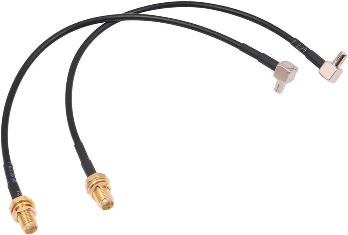 2 Stuks 4G LTE Antenne Verlengkabels SMA naar TS9 voor Router en Mobiele Modem