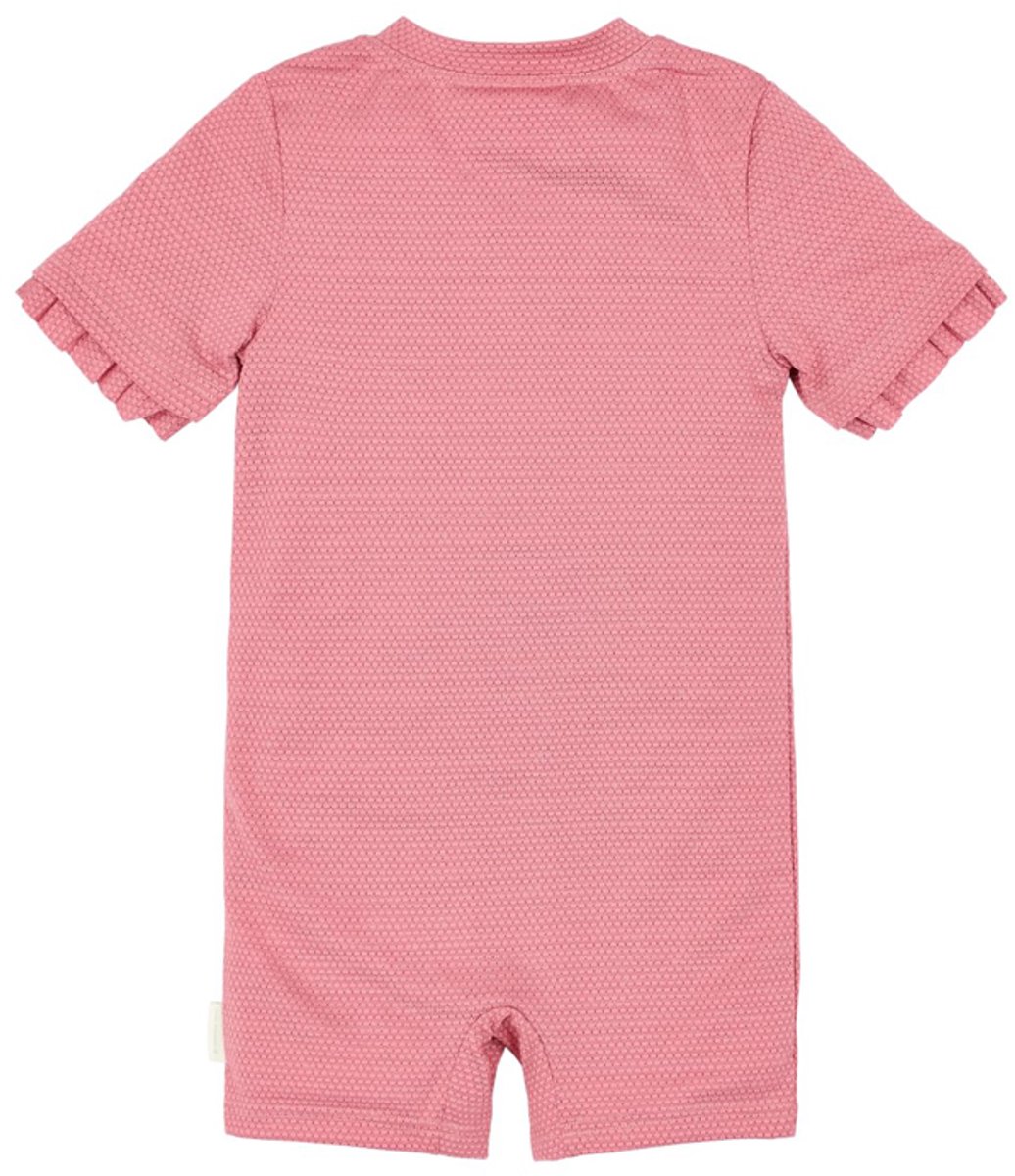 Little Dutch Zwempak Korte Mouwen - Dreamy Pink Sparkle Roze