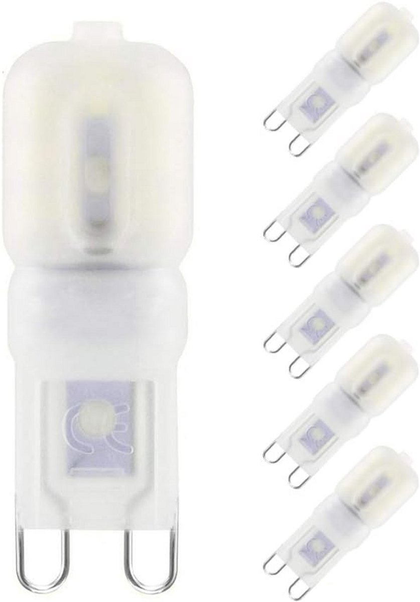 G9 LED Lamp 3W Koud Wit Licht 300 Lumen Energiebesparend 6 Stuks