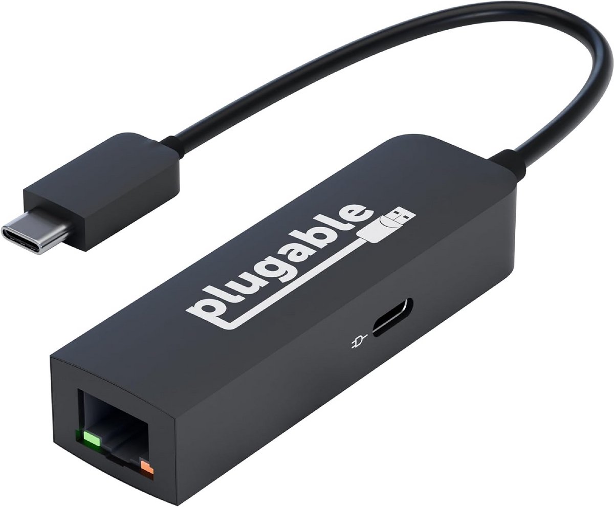 Snelle 2,5 Gigabit USB-C naar Ethernet Adapter met Power Delivery