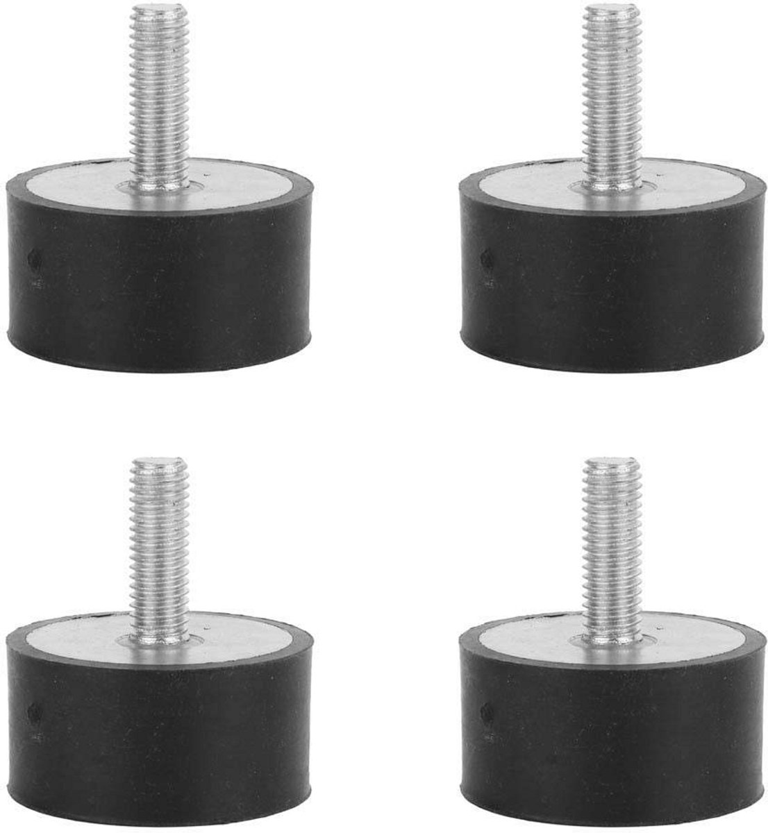 4x Trillingsdempers Rubber Montageblokken Voor Machines en Apparatuur