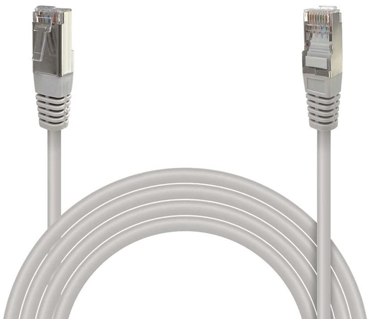 Netwerkkabel RJ45 Cat 6 Afgeschermd FTP 50 meter Grijs voor Snellere Dataverbinding