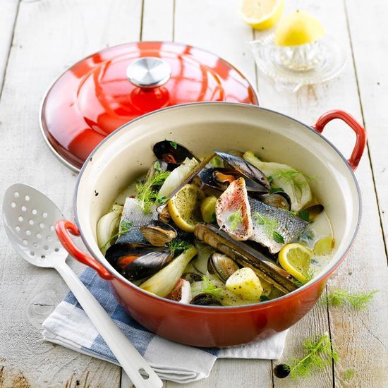 Le Creuset Faitout Braadpan - 6,6 l - Ø 32 cm - Kersenrood