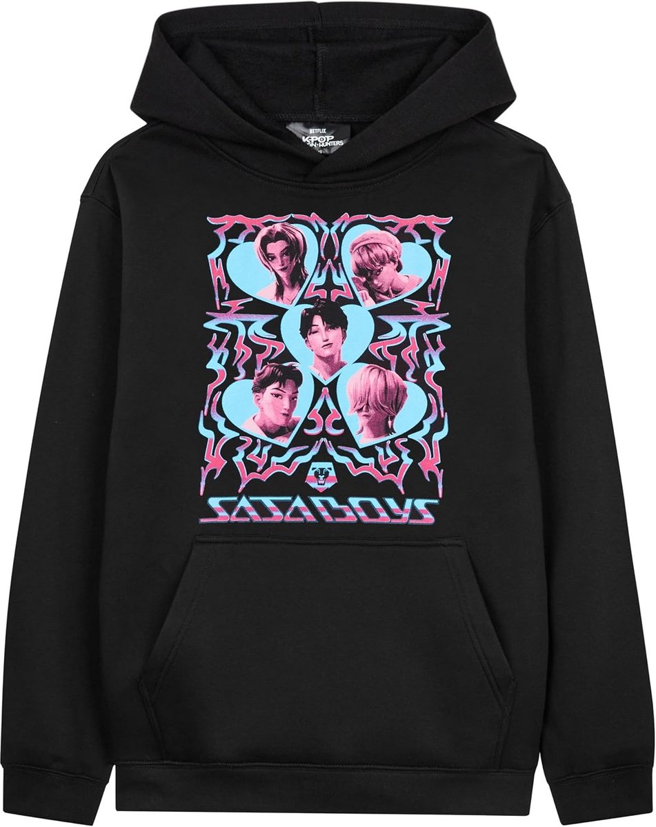 Officiële Hoodie voor Meisjes en Jongeren met KPop Demon Hunters Print