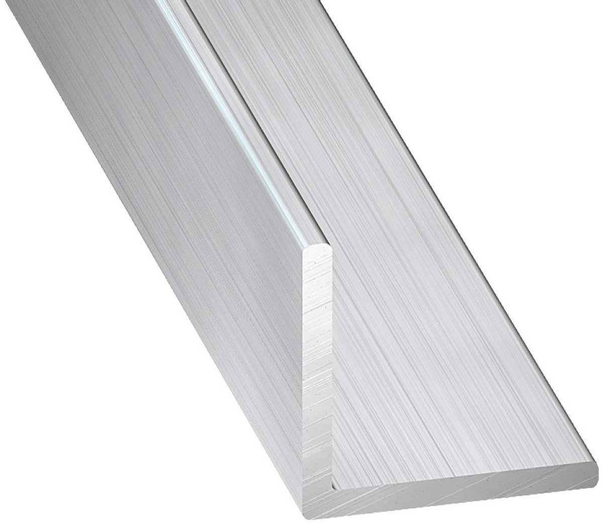 Aluminium Hoekprofiel Wit Gelakt 10x10x10x1 cm Binnen