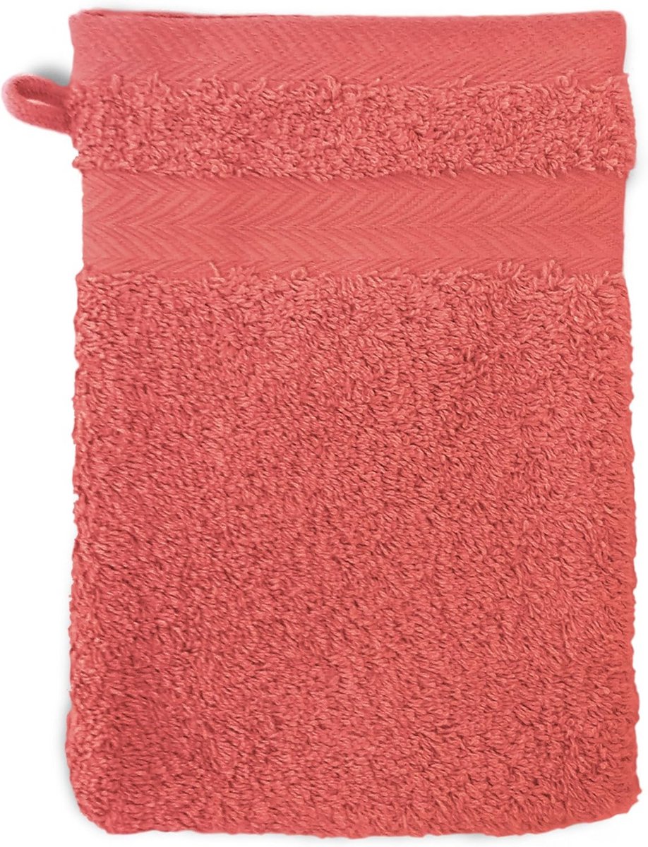 Zachte Katoenen Washandjes Terracotta 16x21 cm Hoge Absorptie