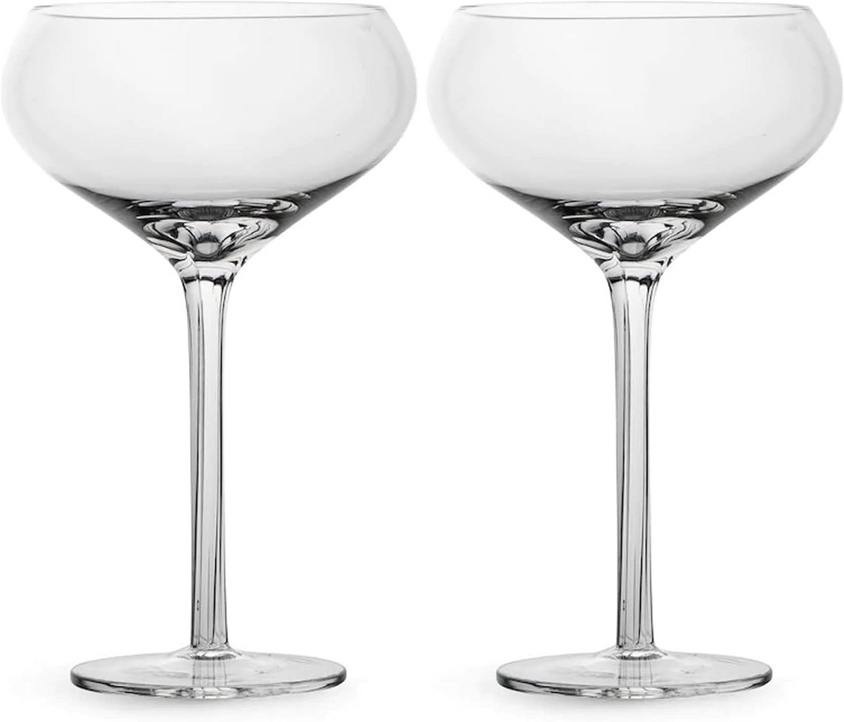 Klassieke Champagneglazen Set van Glas voor Feestelijke Gelegenheden