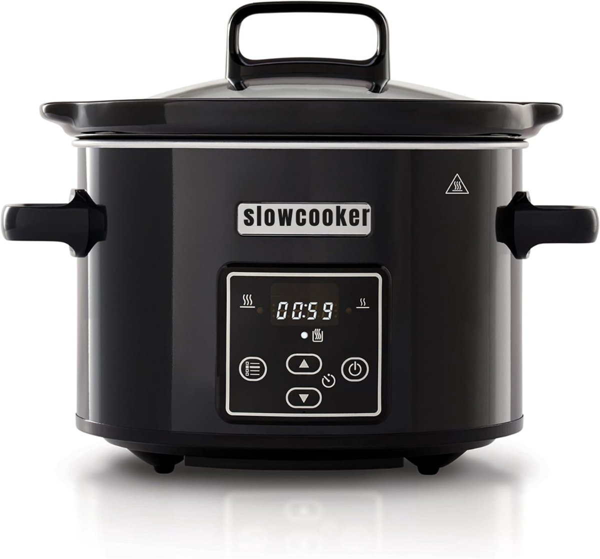 Nexvo® Slowcooker met timer - Slowcooker - Zwart - 29cm x 29cm x 22cm