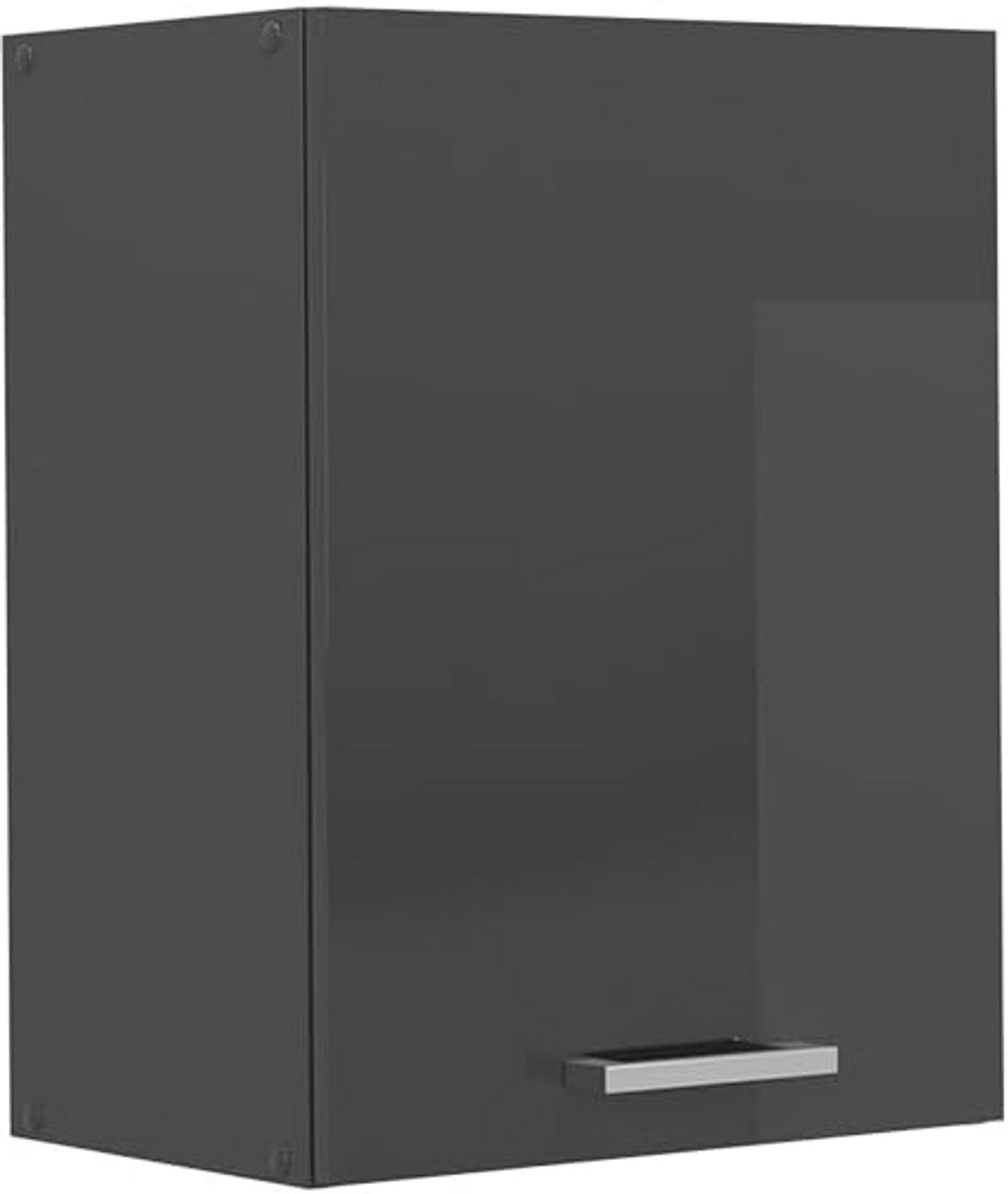 Wandkast Keuken Antraciet Hoogglans 45 cm - Flexibel Modulair Systeem