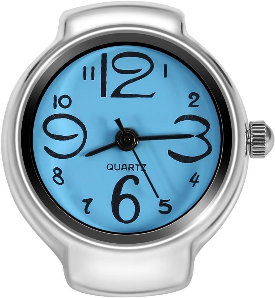 Unisex Ringhorloge met Analoog Kwarts uurwerk in 8 Trendy Kleuren | RVS Band