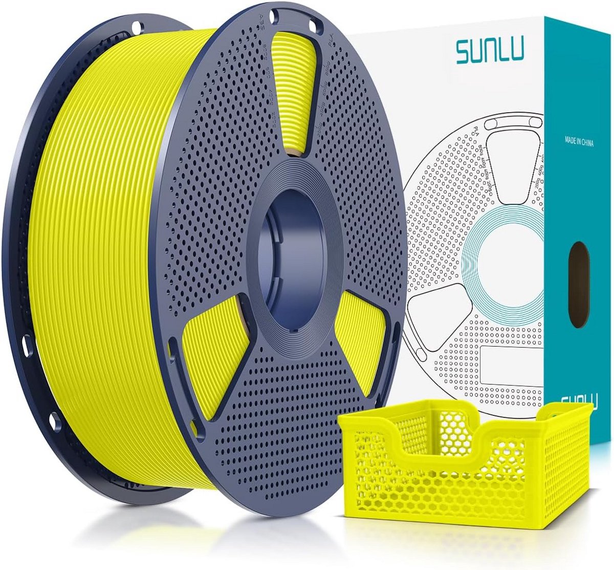 High Speed PLA+ 3D Printer Filament 1.75mm 1kg Geel Taaier en Sterker