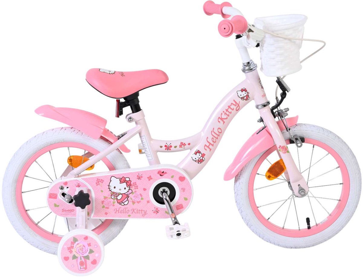 Hello Kitty Kinderfiets - Meisjes - 14 inch - Roze