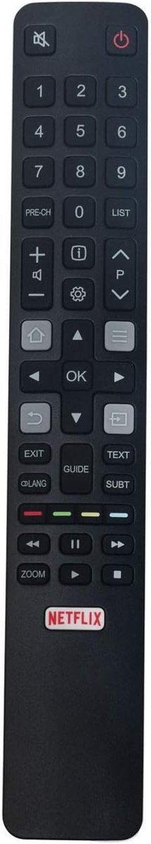 Vervangende Afstandsbediening Geschikt Voor Verschillende TCL Smart TV Modellen