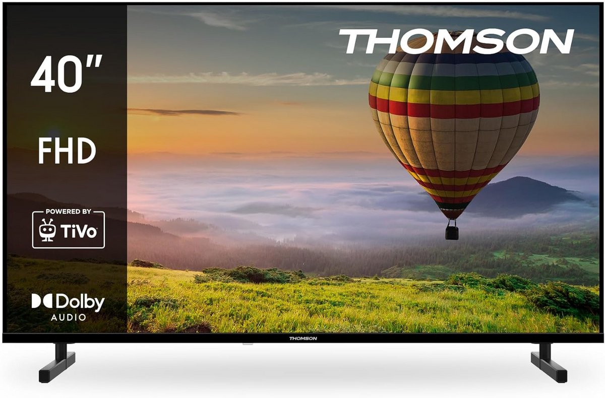 40 Inch Full HD Smart TV met Wi-Fi, Spraakbesturing en Dolby Audio