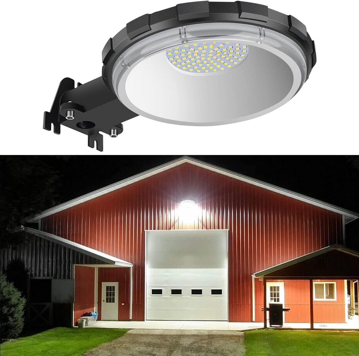 Krachtige LED Buitenlamp met Schemersensor 100W 10000LM Daglicht