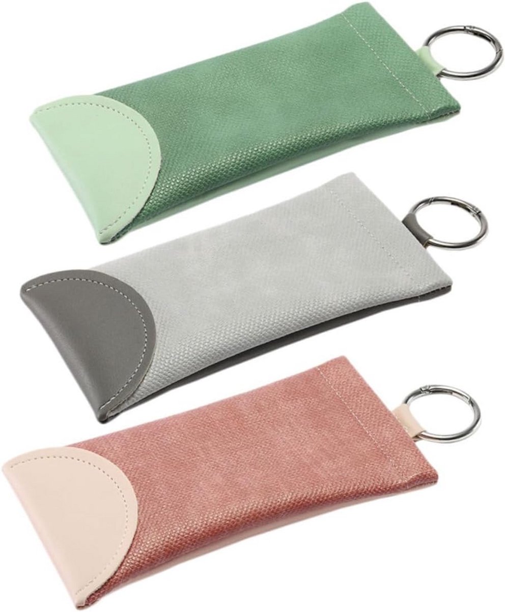 3 Stuks Brillen etui Set - Zachte Beschermhoes voor Brillen en Zonnebrillen