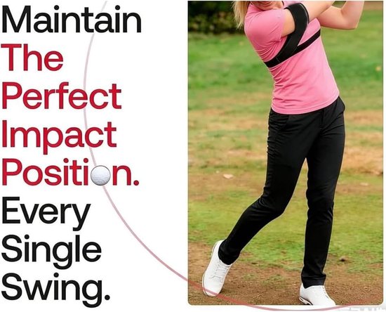 Slider Golf Training Aid - Verstelbare Swing Correctie Armband - Voor Mannen, Vrouwen en Beginners - Voor Binnen- en Buitenswing - Verbeter Swingstabiliteit — afbeelding 5