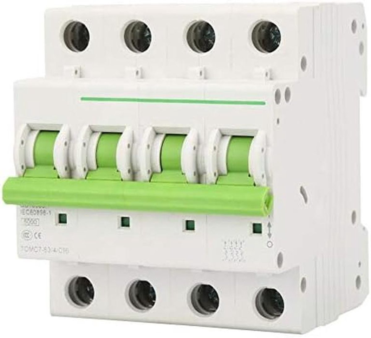 Installatieautomaat 4-polig 16A 6KA C-Karakteristiek voor 380V/415V