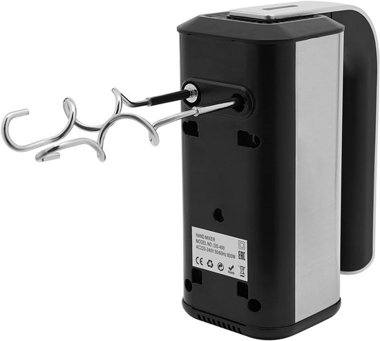 Krachtige Elektrische Handmixer met 5 Snelheden en RVS Accessoires voor Thuis en Bakkerij van Merkloos — afbeelding 5