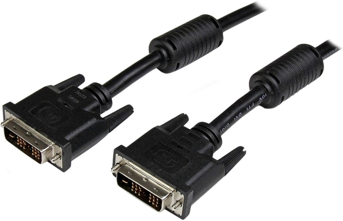 DVI-D Single Link Kabel 5 Meter Zwart voor Hoge Resolutie Monitoren