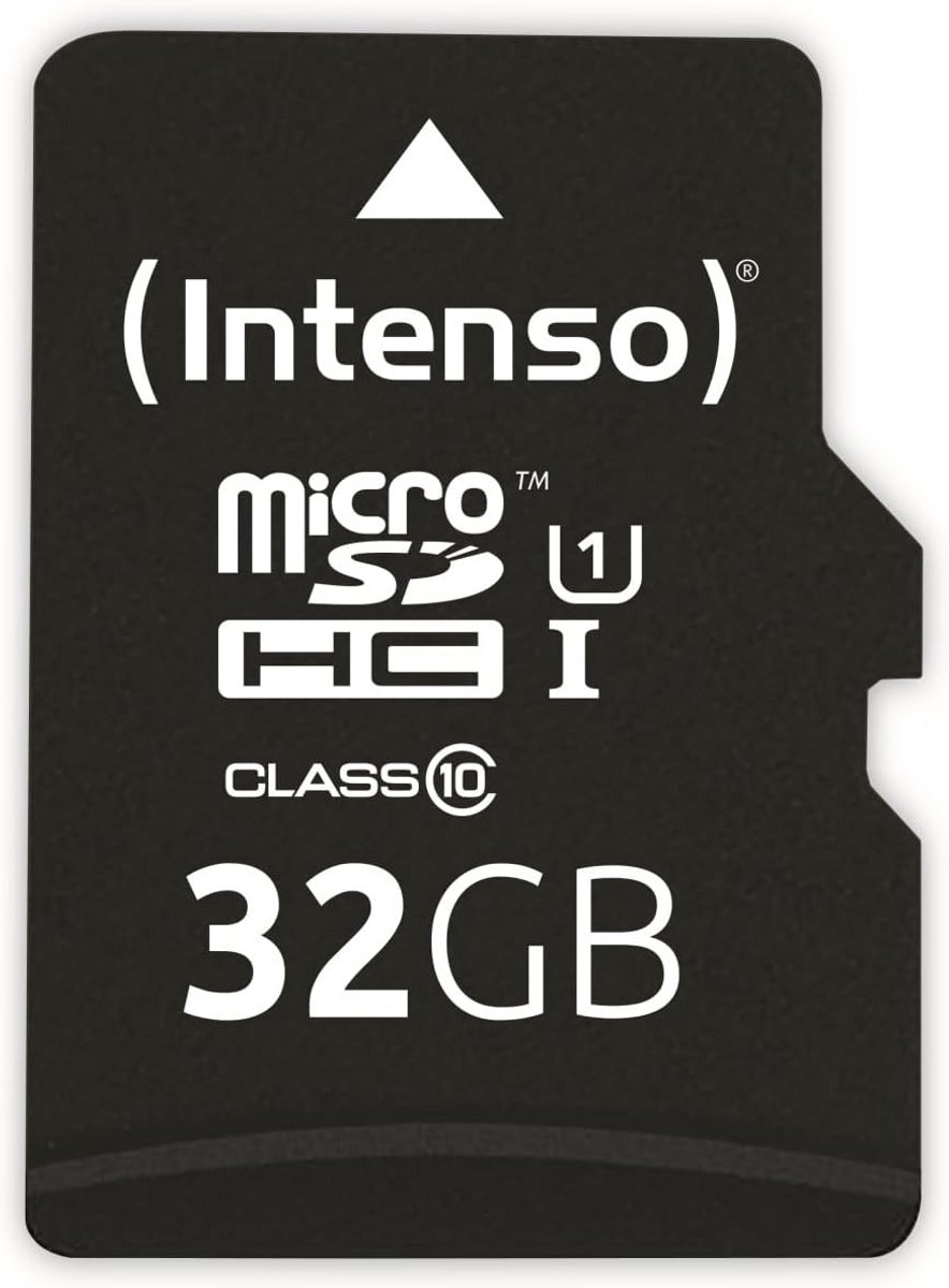 Snelle MicroSDHC geheugenkaart 32GB - Class 10 UHS-I voor 4K Video en Camera's