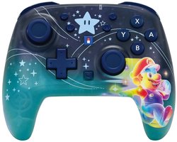 HORI - HORIPAD Turbo draadloze controller voor Nintendo Switch 2 - Mario Galaxy - Officieel gelicentieerd door Nintendo