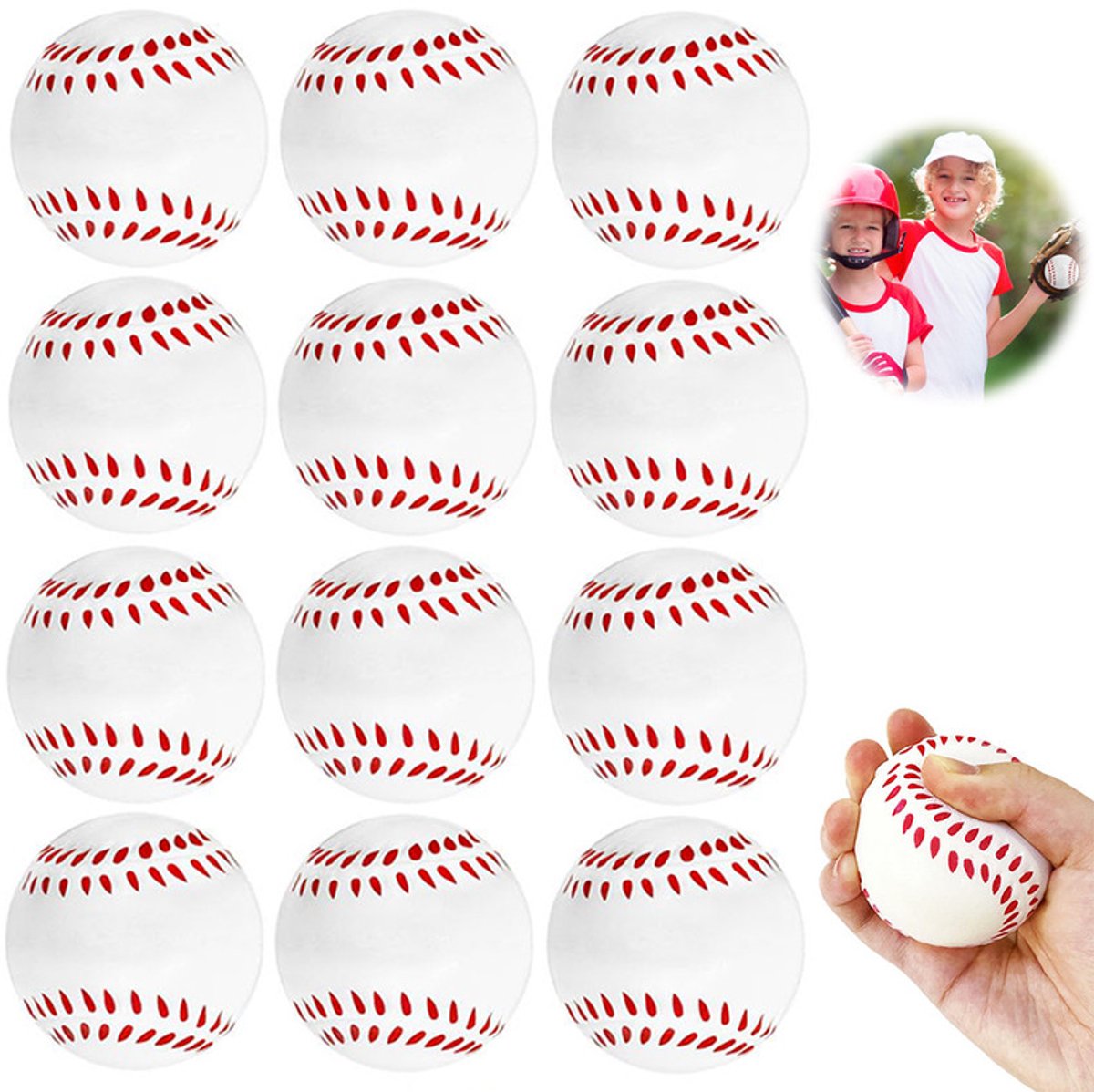 Mini Ballon De Football – Lot De 12 Pièces – Mousse Anti-stress – Diamètre 5 Cm – Pour Enfants Et Adultes