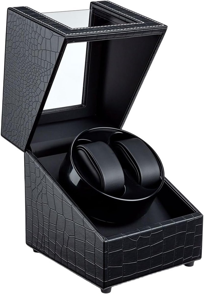 Automatische Horloge Opwinder met Stille Motor en Verstelbare Houders