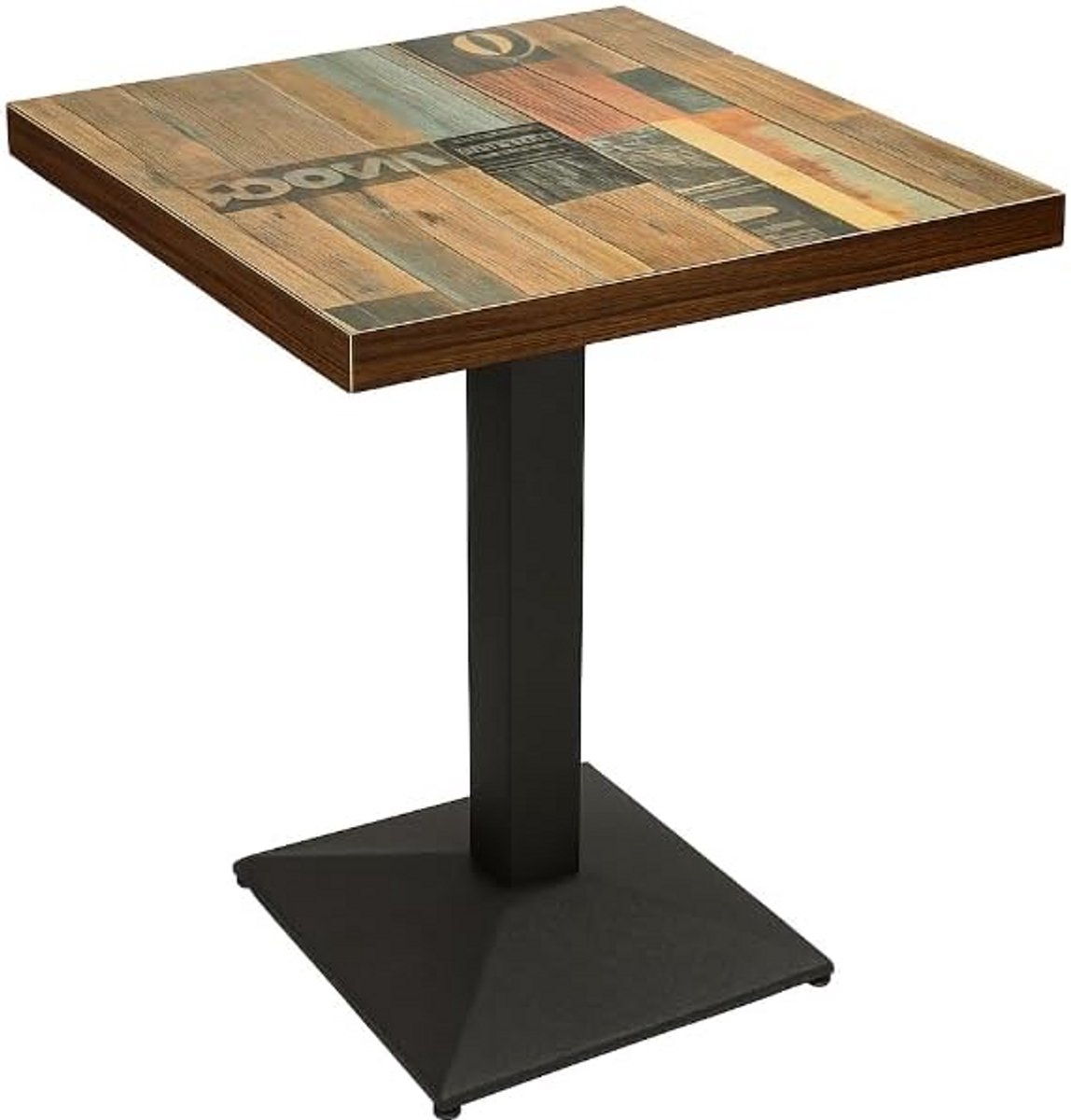 Bistrotafel 60x60 cm voor Balkon, Tuin of Terras - Ronde Eettafel Vierkant