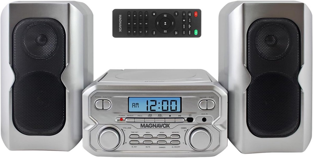 Compact 3-delig CD-reksysteem met Bluetooth en FM-radio | Stereo Geluidssysteem
