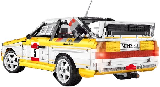 Bole Brick YC-23043 | Audi Sport Quattro S1 Group B | 3887 onderdelen | Dynamisch | Afmetingen 59×23×25CM | Leeftijd 14+ | Compatible met bekende merken - Afbeelding 7