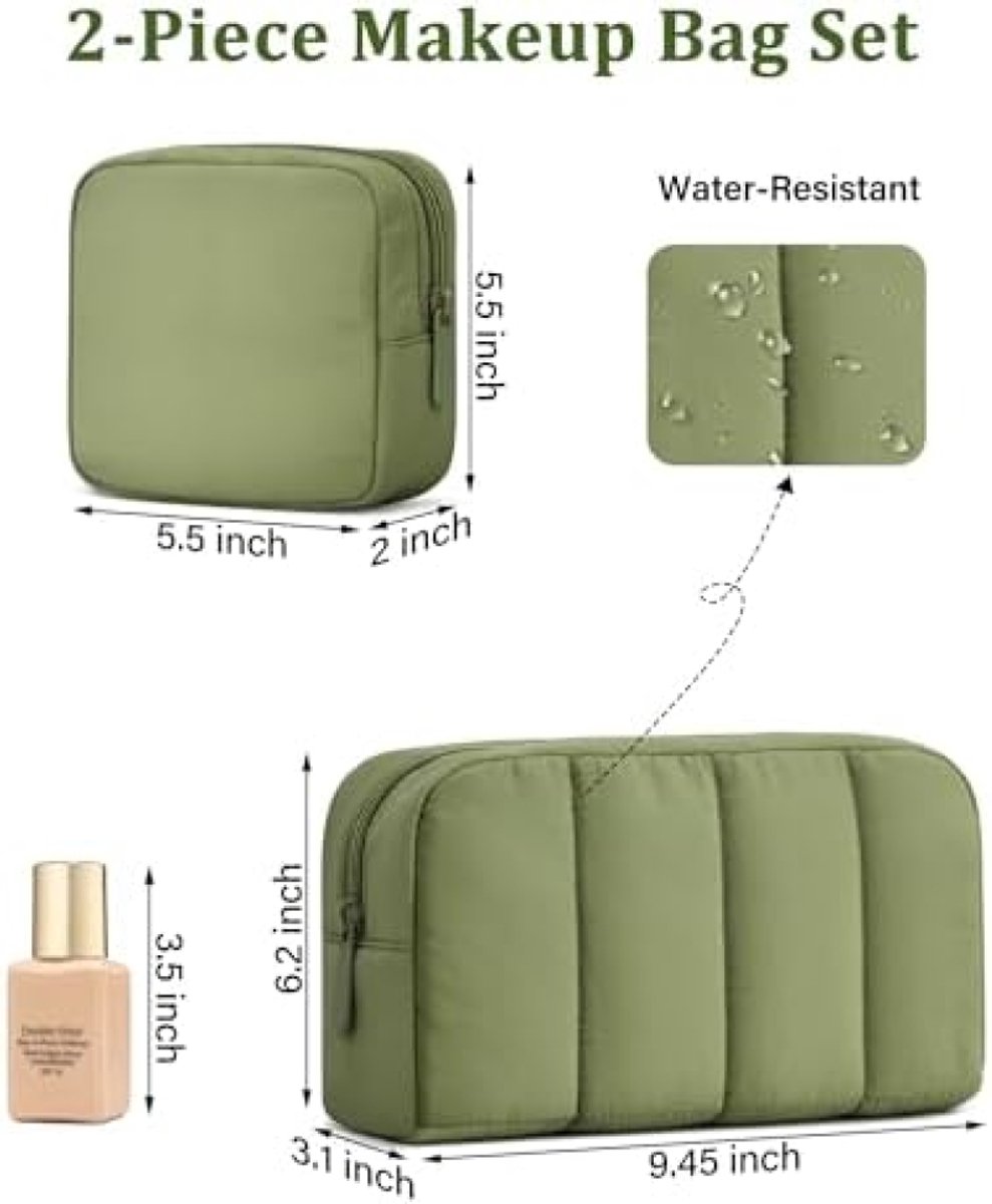 3-delige reistoilettas set voor dames, waterdicht en ruim ontwerp