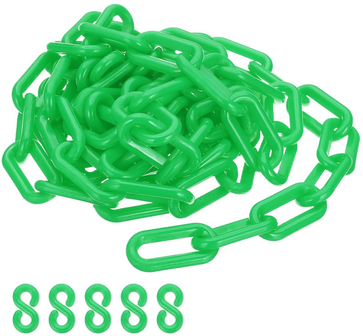Groene Kunststof Barrièreketting voor Personencontrole en Afzetting