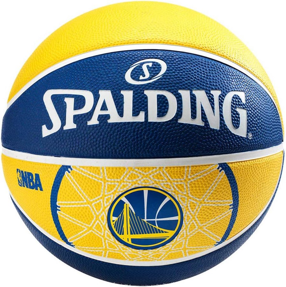 Golden State Warriors Basketbal Buiten Composietleer Grip Controle 72.5cm
