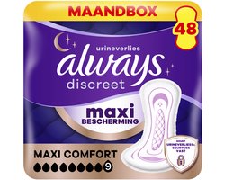 Always Discreet Kraamverband Discreet Night Maxi - 48 stuks