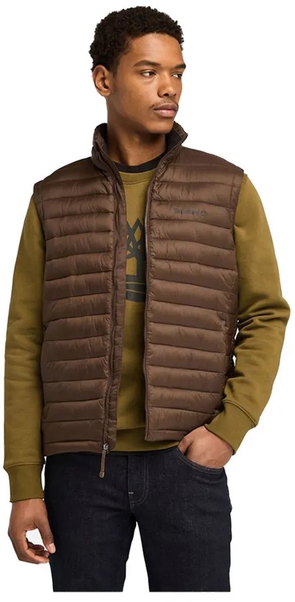 Timberland Axis Peak Durable Water Repellent Vest XL Man Bruin