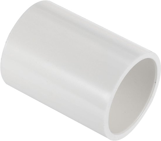 1 Inch PVC Pipe Fitting Coupling Adapter - Straight Pipe Slip Socket ...