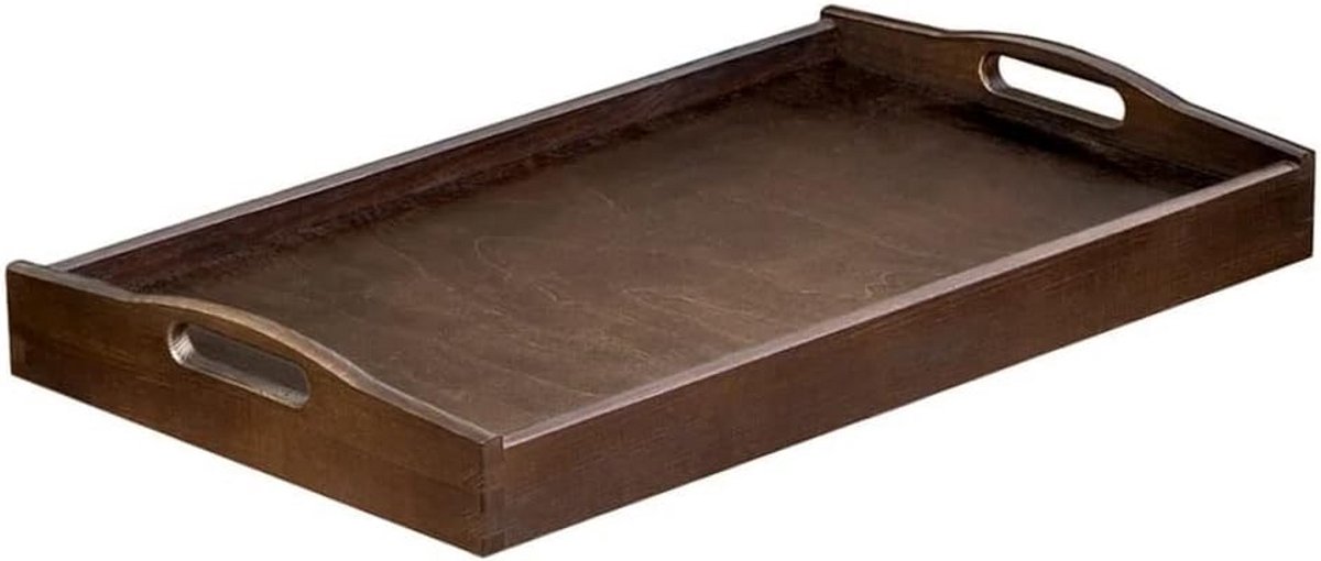 Grote Houten Serveerblad voor Ontbijt op Bed met Handvatten