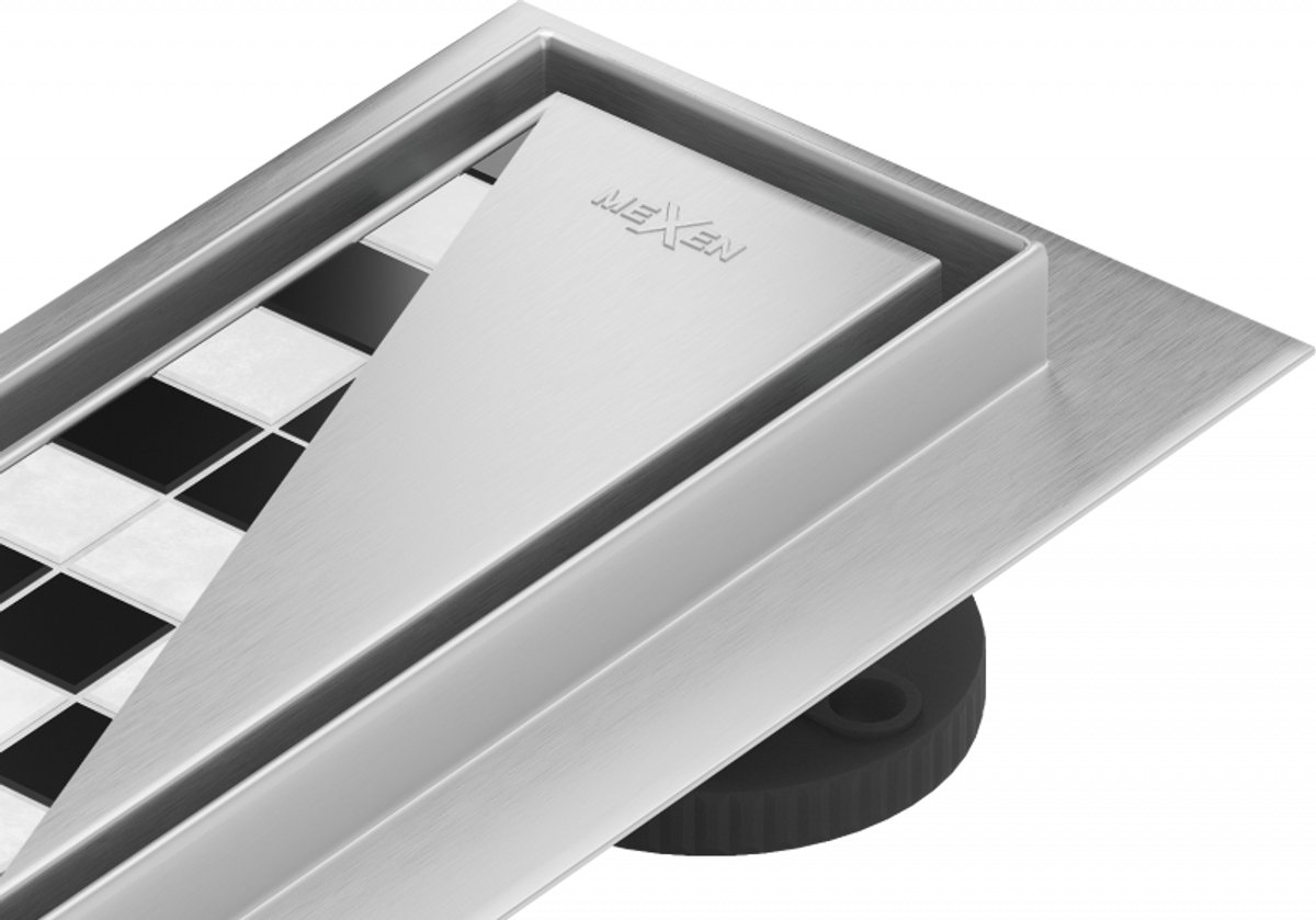 Mexen Flat M13 lineaire afvoer 2in1 100 cm, inox - 1010100-15