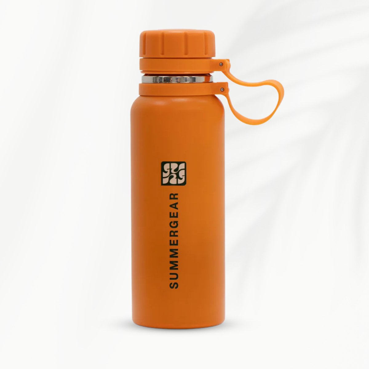 RVS Drinkfles 650 ml - Dubbelwandig - Lekvrij - Thermosfles - BPA Vrij - Oranje