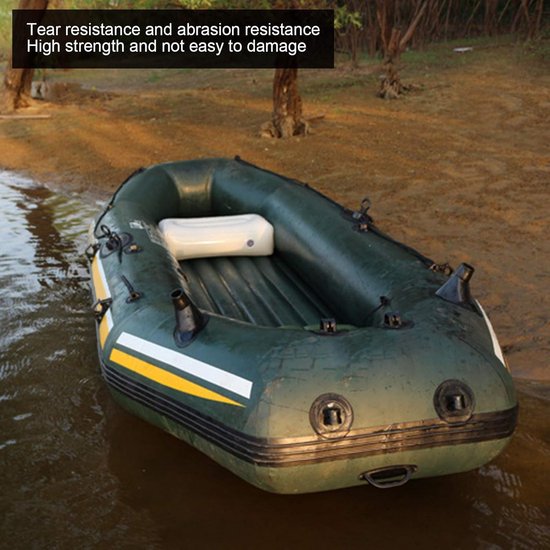 Comfortabel Opblaasbaar Zitkussen voor Boot, Kajak en Vissen - Duurzaam PVC — afbeelding 2