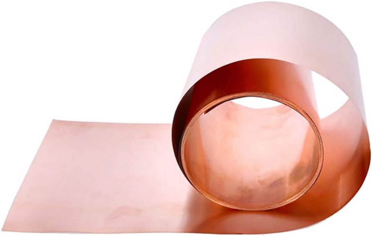 Koperen plaat voor sieraden, elektrische onderdelen en handwerk, 1 mm dikte