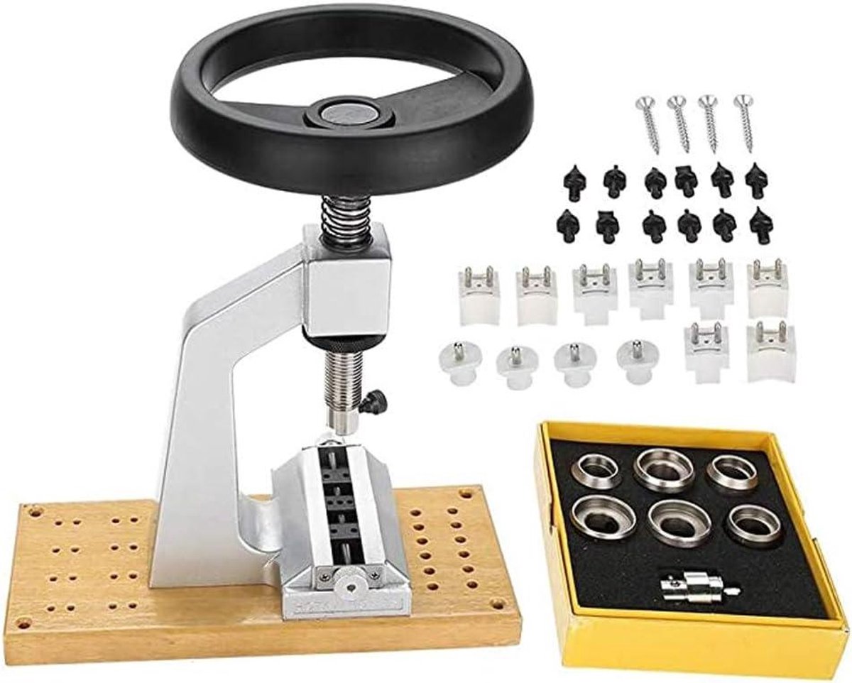 Horlogekastopener, Horlogegereedschap voor Reparaties - Horlogekastopener - Horloge Reparatietool - Verstelbaar - Efficiënt - Geschikt voor Diverse Merken-Modellen - Zwart