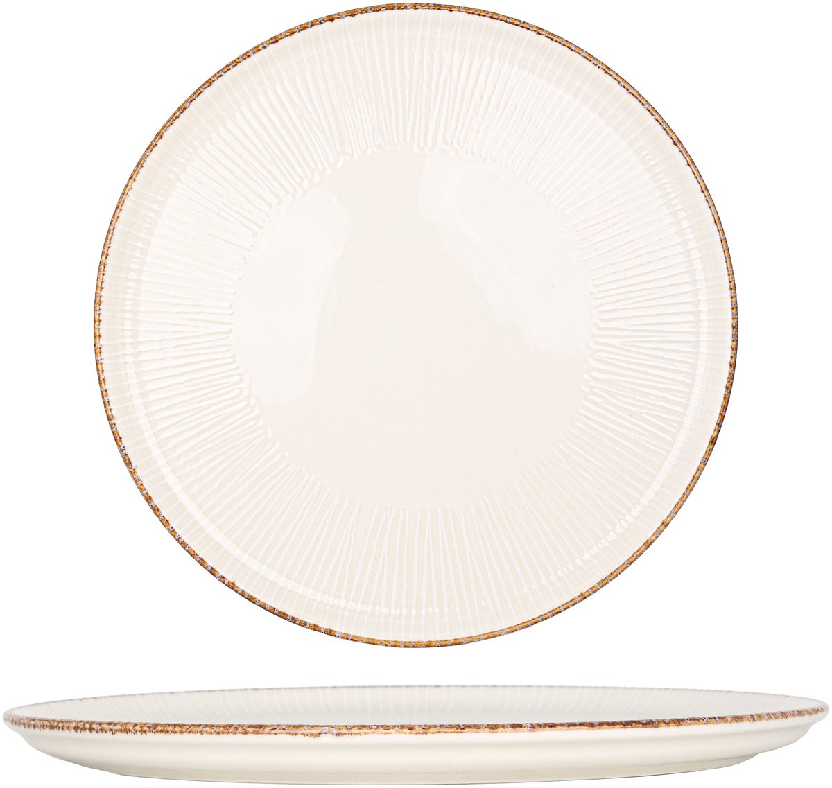 By Bone Pizzabord - Grace - Porselein - 32 cm - set van 2