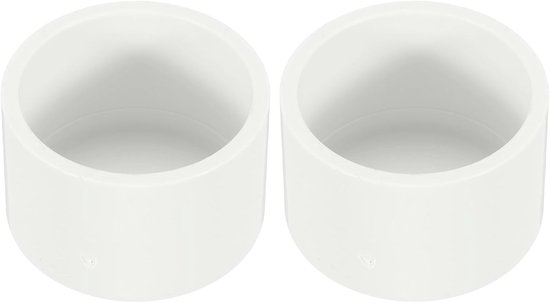 Foto: 1 1 4 pvc pipe end cap fitting 2 pack furniture quality pipe plug adapter socket fittings voor constructie pvc meubels diy tuin plank ondersteuningsstructuur opslag wit